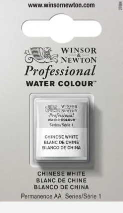 Farba akwarelowa Professional w półkostce - Winsor & Newton - China White