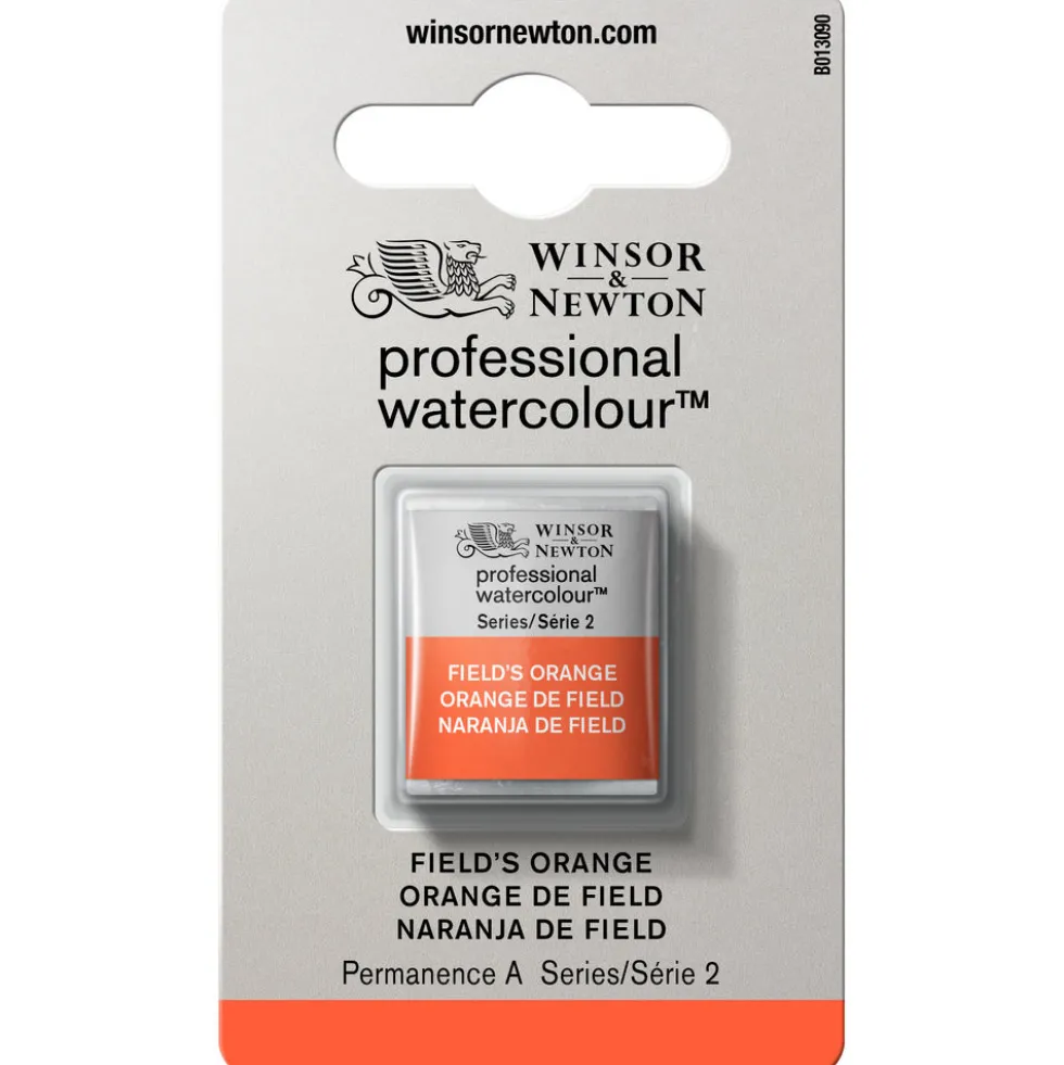 Farba akwarelowa Professional w półkostce - Winsor & Newton - Fields’s Orange