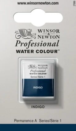 Farba akwarelowa Professional w półkostce - Winsor & Newton - Indigo