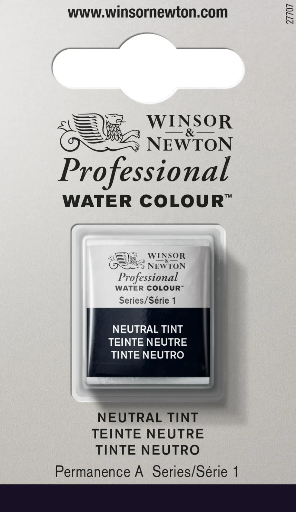 Farba akwarelowa Professional w półkostce - Winsor & Newton - Neutral Tint