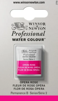 Farba akwarelowa Professional w półkostce - Winsor & Newton - Opera Rose