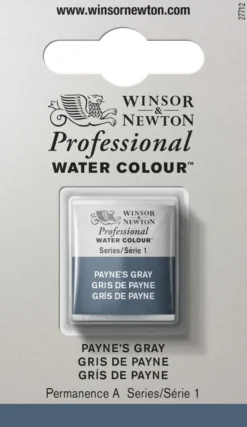 Farba akwarelowa Professional w półkostce - Winsor & Newton - Payne’s Grey