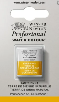 Farba akwarelowa Professional w półkostce - Winsor & Newton - Raw Sienna