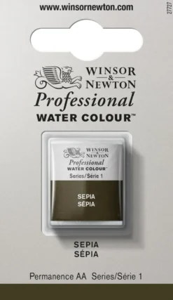 Farba akwarelowa Professional w półkostce - Winsor & Newton - Sepia