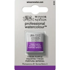 Farba akwarelowa Professional w półkostce - Winsor & Newton - Tyrian Purple