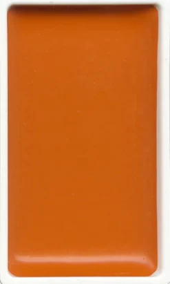 Farba akwarelowa w kostce Gansai Tambi - Kuretake - Cadmium Orange