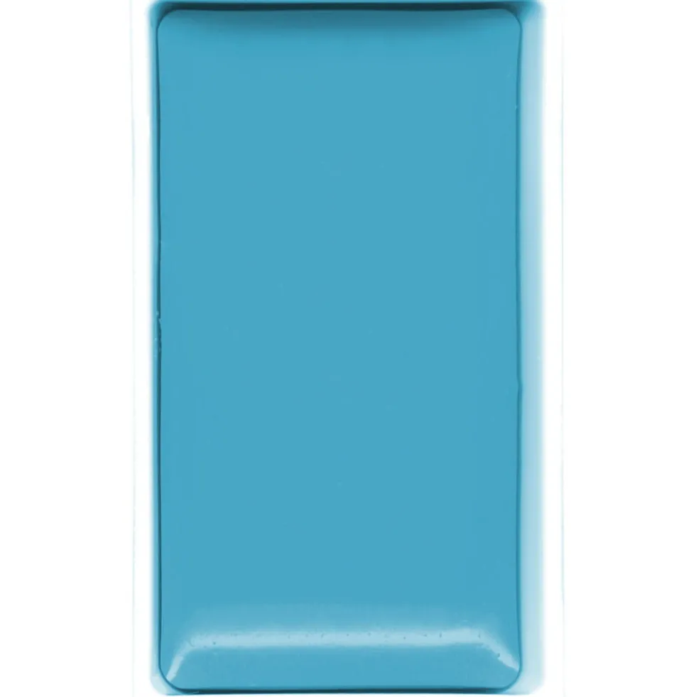Farba akwarelowa w kostce Gansai Tambi - Kuretake - Cobalt Turquoise Light