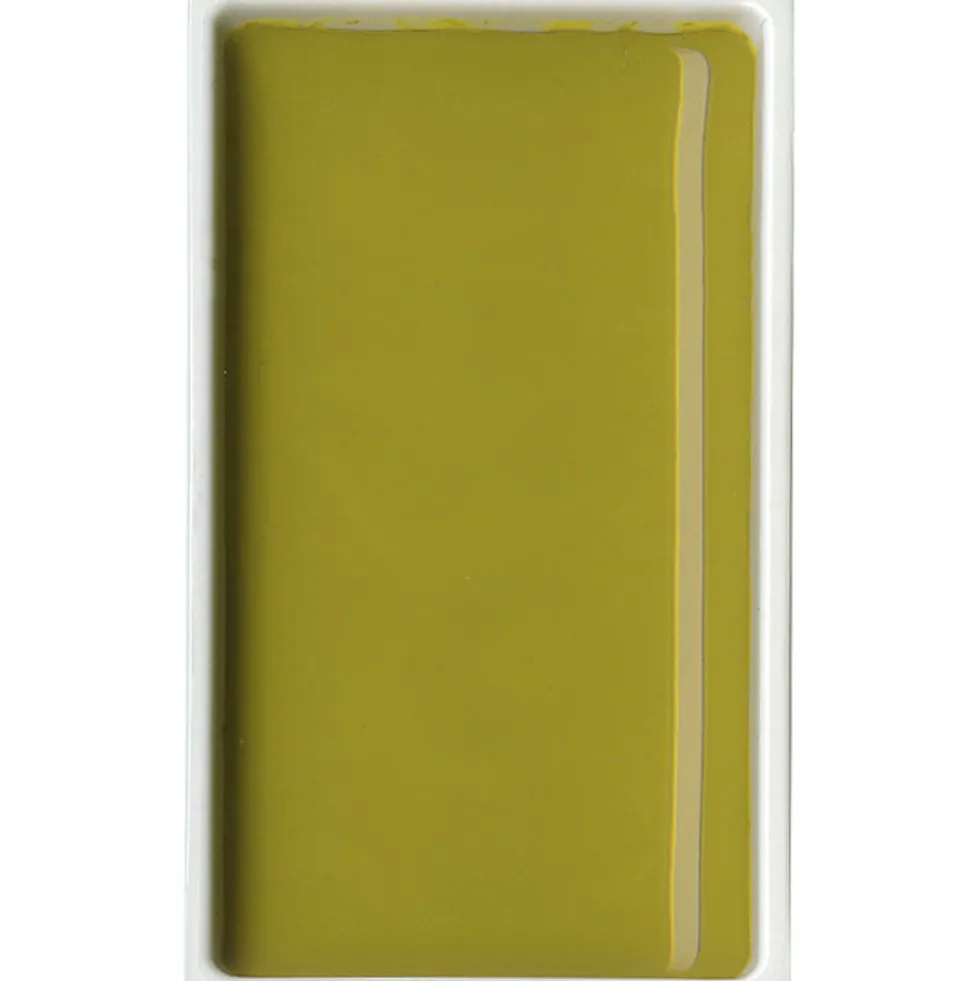 Farba akwarelowa w kostce Gansai Tambi - Kuretake - Green Gold