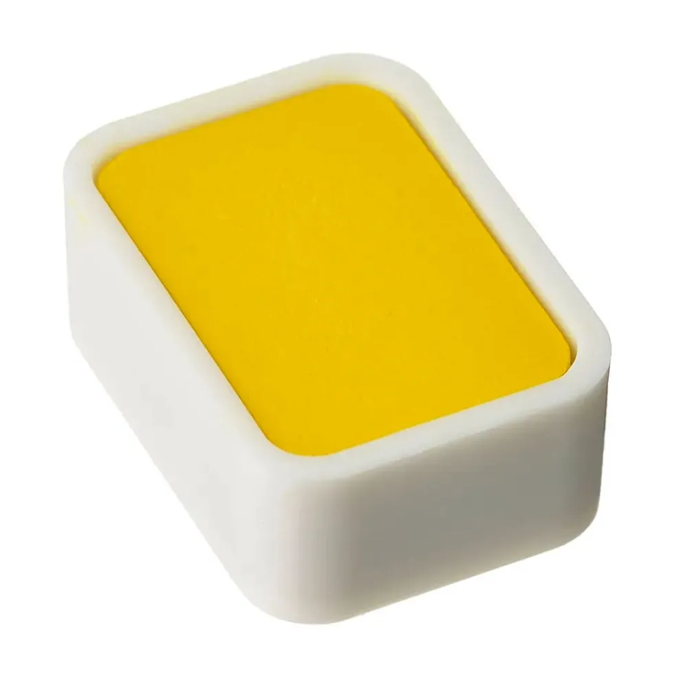 Farba akwarelowa w kostce Shin-Gansai - Holbein - N304 Yellow