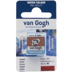 Farba akwarelowa w kostce - Van Gogh - 805 Copper