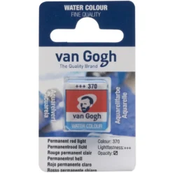 Farba akwarelowa w kostce - Van Gogh - 370 Permanent Red Light