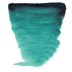 Farba akwarelowa w kostce - Van Gogh - 675 Phthalo Green