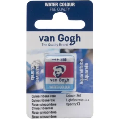 Farba akwarelowa w kostce - Van Gogh - 366 Quinacridone Rose