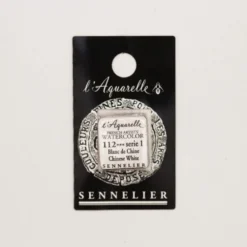 Farba akwarelowa w półkostce l’Aquarelle - Sennelier - 112 Chinese White