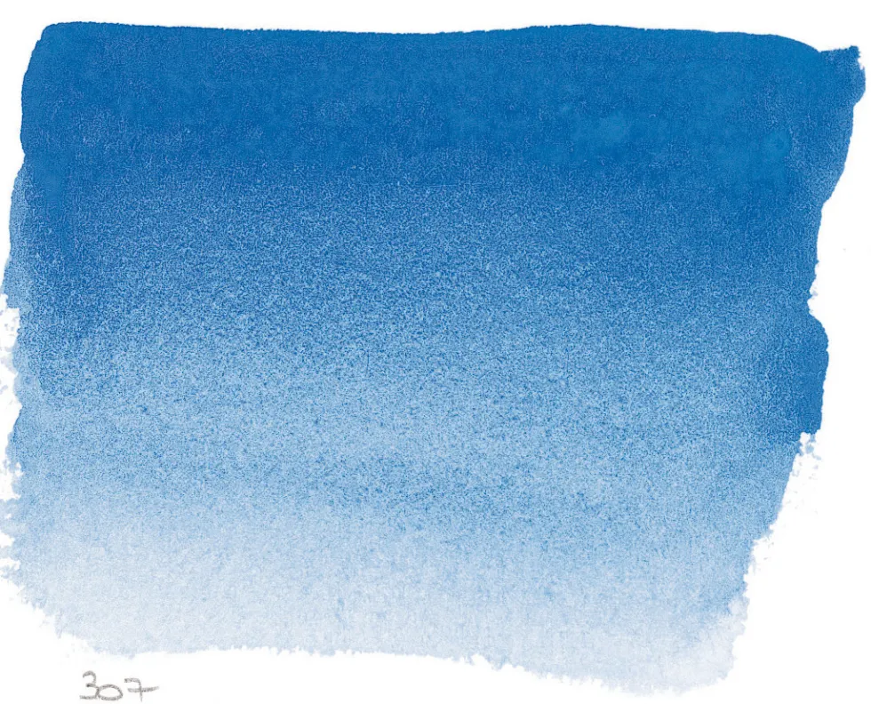 Farba akwarelowa w półkostce l’Aquarelle - Sennelier - 307 Cobalt Blue