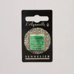 Farba akwarelowa w półkostce l’Aquarelle - Sennelier - 847, Emerald Green