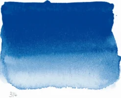Farba akwarelowa w półkostce l’Aquarelle - Sennelier - 314 French Ultramarine Blue