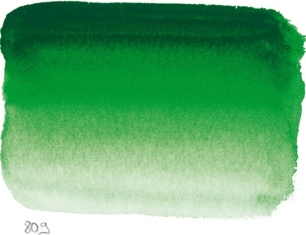 Farba akwarelowa w półkostce l’Aquarelle - Sennelier - 809, Hooker's Deep