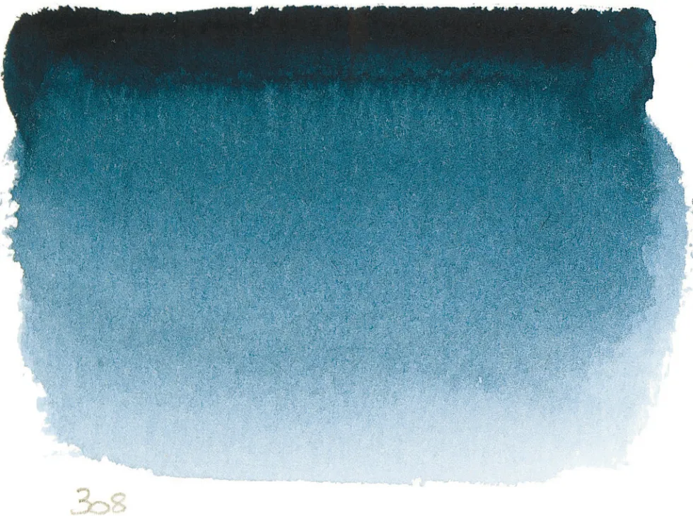 Farba akwarelowa w półkostce l’Aquarelle - Sennelier - 308 Indigo
