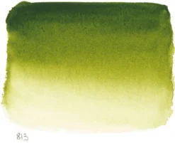 Farba akwarelowa w półkostce l’Aquarelle - Sennelier - 813, Olive Green