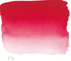 Farba akwarelowa w półkostce l’Aquarelle - Sennelier - 679 Quinacridone Red