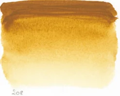 Farba akwarelowa w półkostce l’Aquarelle - Sennelier - 208 Raw Sienna