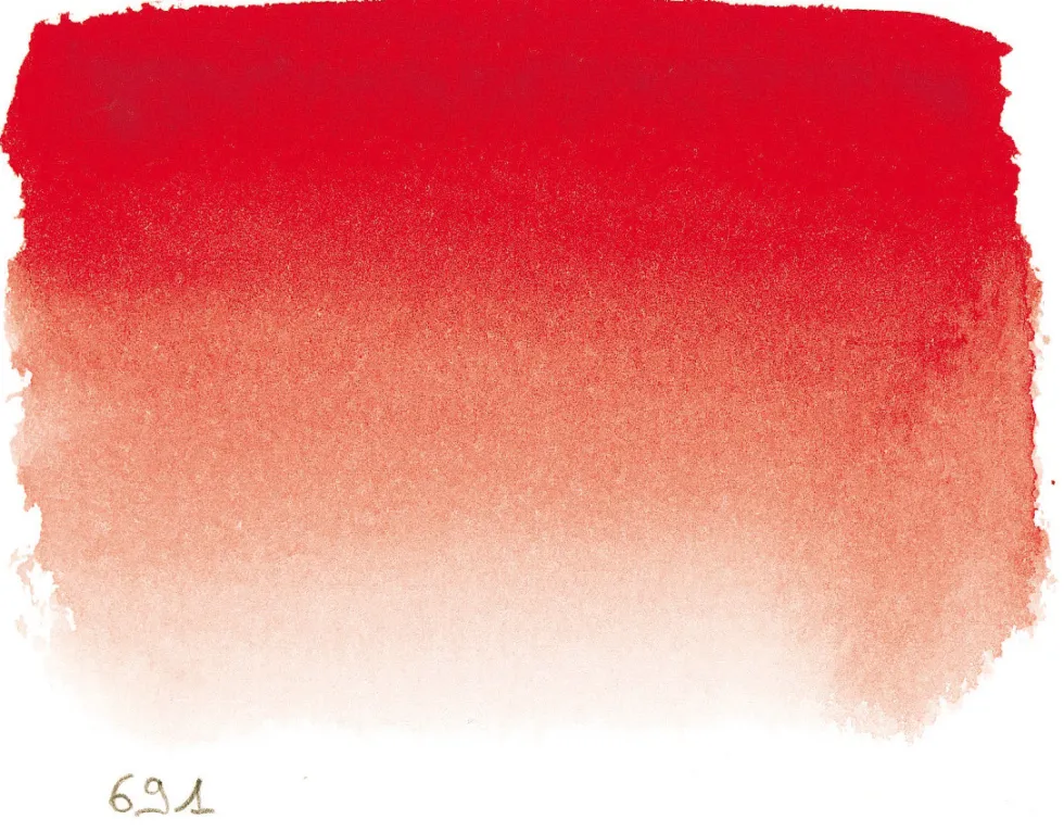 Farba akwarelowa w półkostce l’Aquarelle - Sennelier - 691 Rose Dore Madder