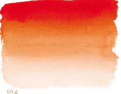 Farba akwarelowa w półkostce l’Aquarelle - Sennelier - 641 Sennelier Orange