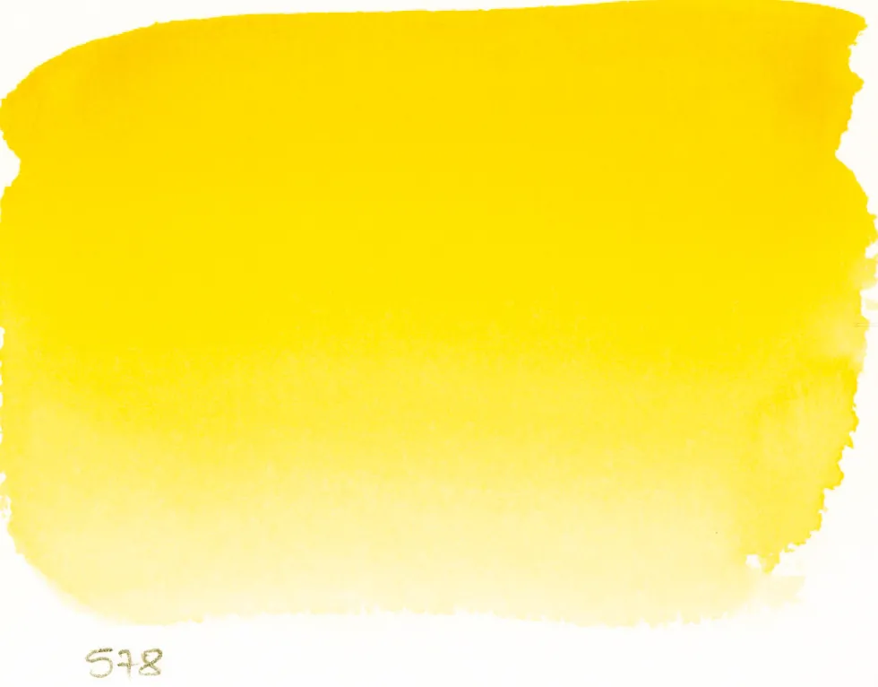 Farba akwarelowa w półkostce l’Aquarelle - Sennelier - 578 Sennelier Yellow Light