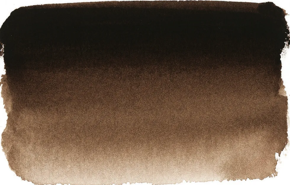 Farba akwarelowa w półkostce l’Aquarelle - Sennelier - 435 Transparent Brown
