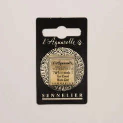 Farba akwarelowa w półkostce l’Aquarelle - Sennelier - 705 Warm Grey