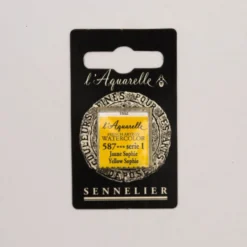 Farba akwarelowa w półkostce l’Aquarelle - Sennelier - 587 Yellow Sophie