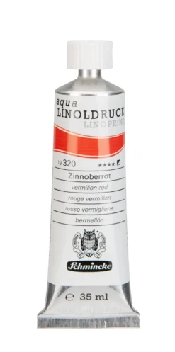 Farba Aqua Linoprint - Schmincke - 320, Vermilion Red, 35 ml