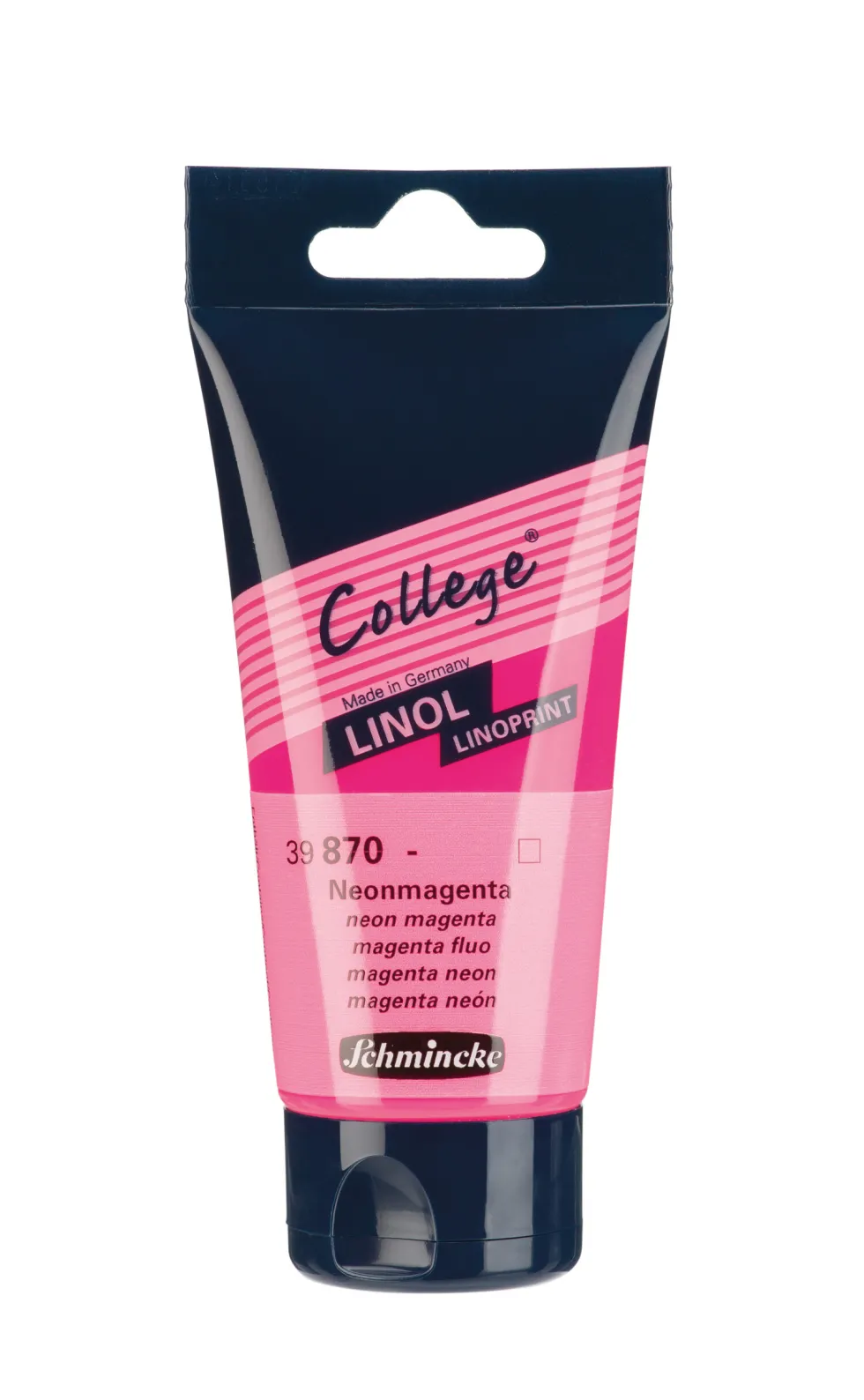 Farba College Linoprint - Schmincke - 870, Neon Magenta, 75 ml