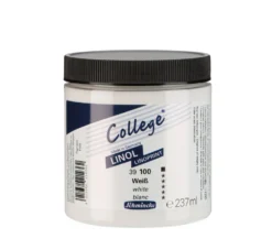 Farba College Linoprint - Schmincke - 100, White, 237 ml