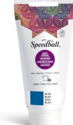 Farba do linorytu Block Printing Ink - Speedball - Blue 75 ml
