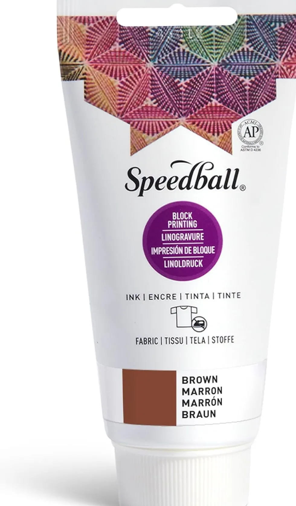 Farba do linorytu Block Printing Ink - Speedball - Brown 75 ml