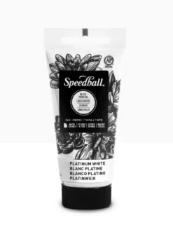 Farba do linorytu Water-Soluble Ink - Speedball - Platinum White 75 ml