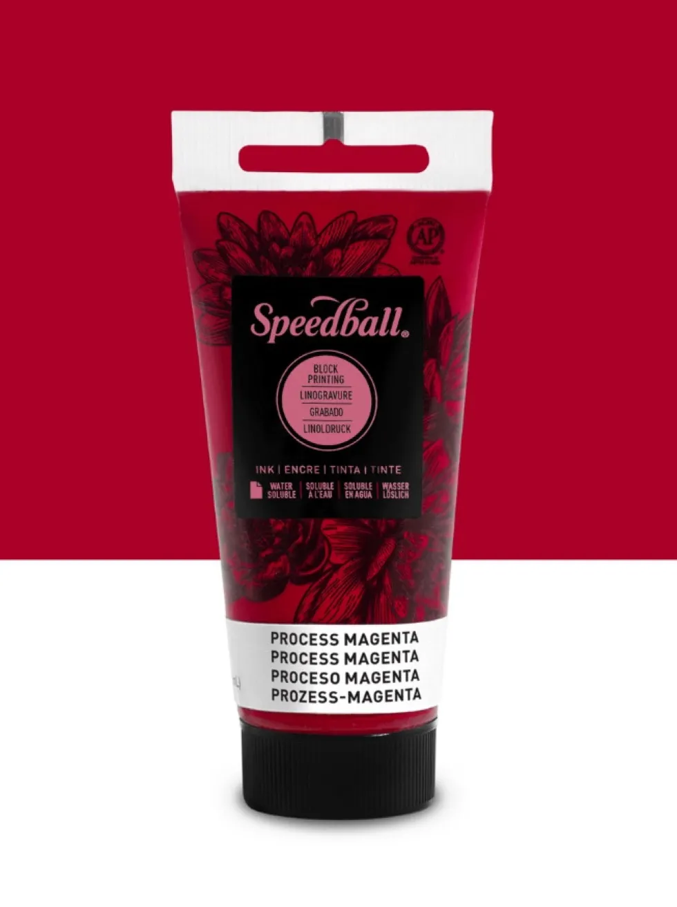 Farba do linorytu Water-Soluble Ink - Speedball - Process Magenta 75 ml