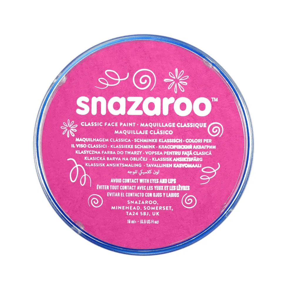 Farba do malowania twarzy - Snazaroo - Pink, 18 ml