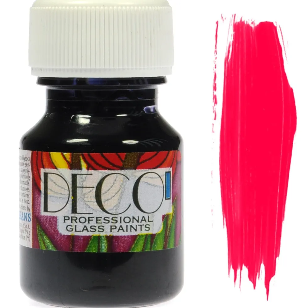 Farba do szkła witrażowa Deco - Renesans - Vermilion, 30 ml