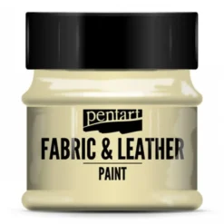 Farba do tkanin i skór - Pentart - beżowa, 50 ml