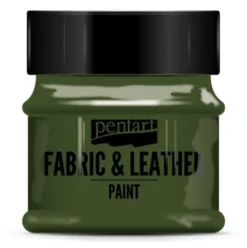 Farba do tkanin i skór - Pentart - sosnowa zieleń, 50 ml