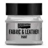 Farba do tkanin i skór - Pentart - srebrna, 50 ml