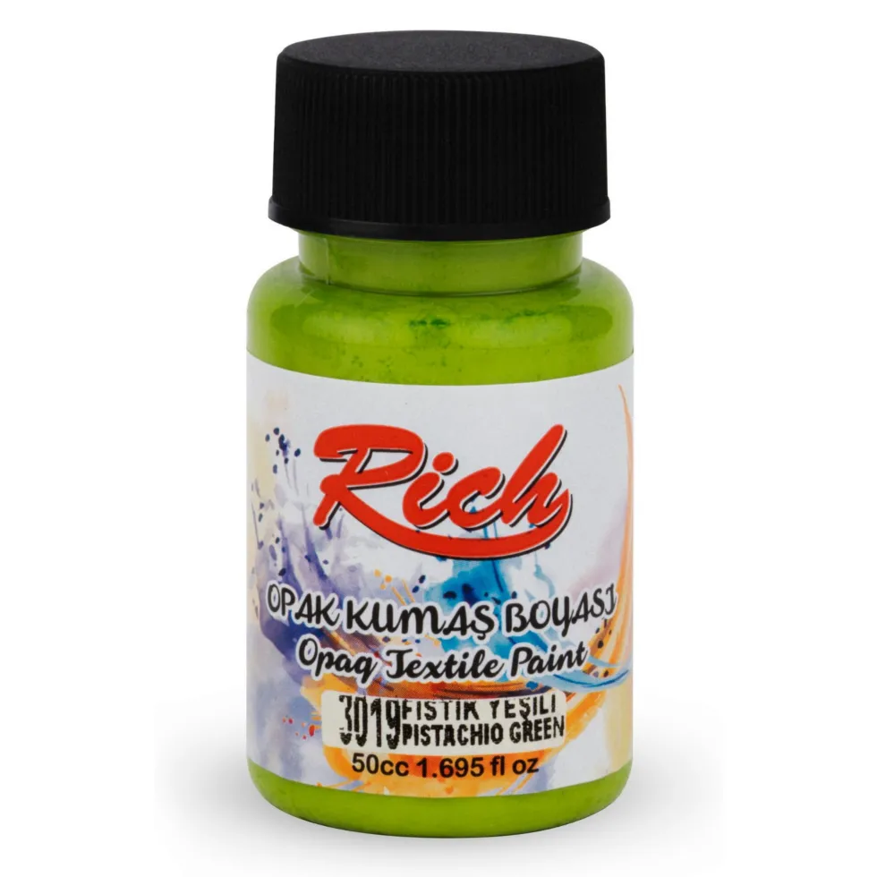 Farba do tkanin Opaque - Rich - Pistachio Green, 50 ml