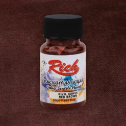 Farba do tkanin Opaque - Rich - Red Brown, 50 ml