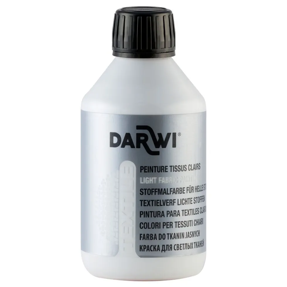 Farba do tkanin Textile - Darwi - White 250 ml