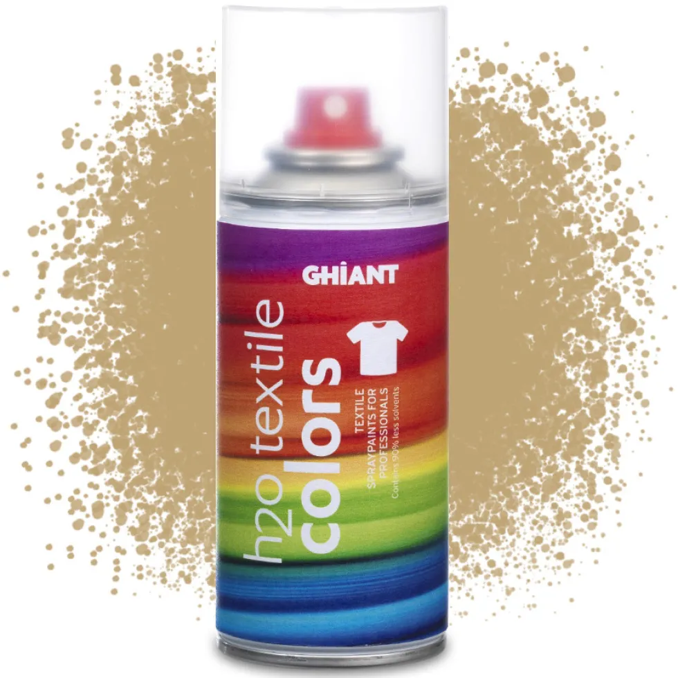 Farba do tkanin w sprayu H2O Textile Colors - Ghiant - złota, 150 ml
