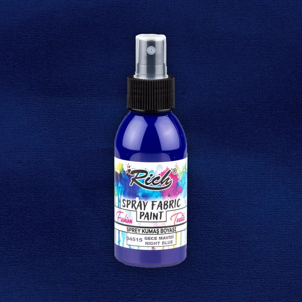 Farba do tkanin w sprayu - Rich - Night Blue, 100 ml