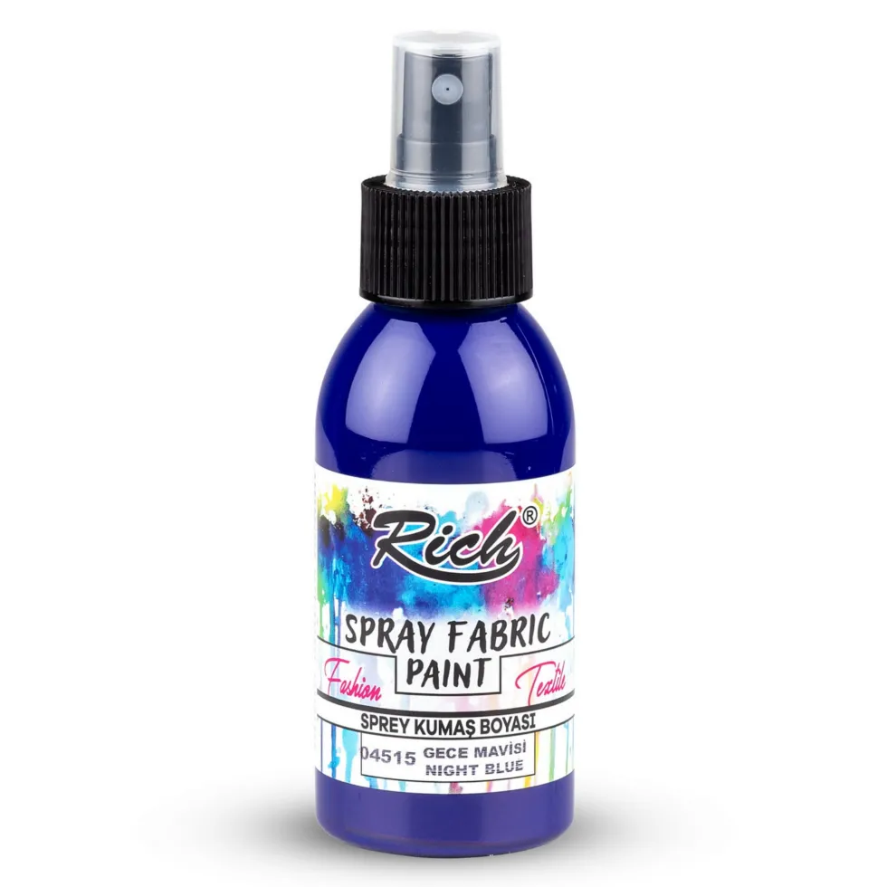 Farba do tkanin w sprayu - Rich - Night Blue, 100 ml